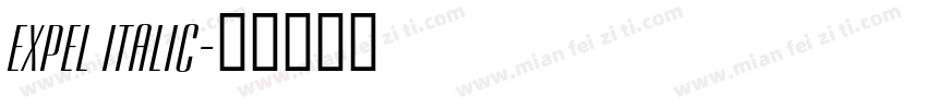Expel Italic字体转换